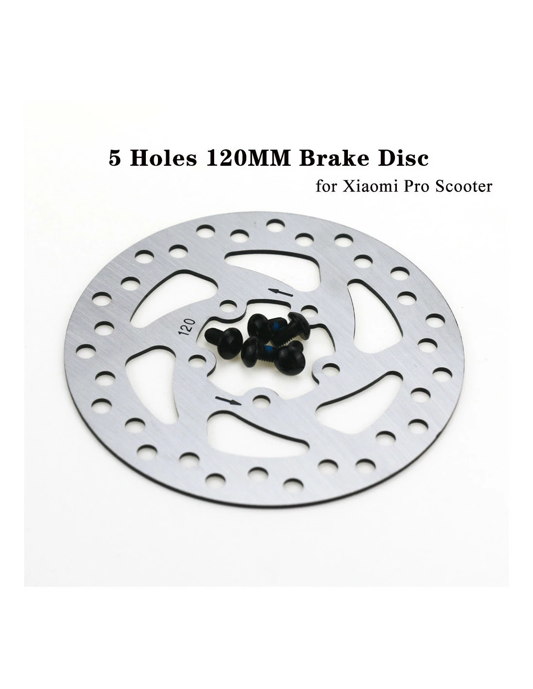 120MM BAKRE BROMSSKIVA MED 5 HÅL XIAOMI M365 PRO 5 120MM BAKRE BROMSSKIVA MED 5 HÅL XIAOMI M365 PRO - Bild 3