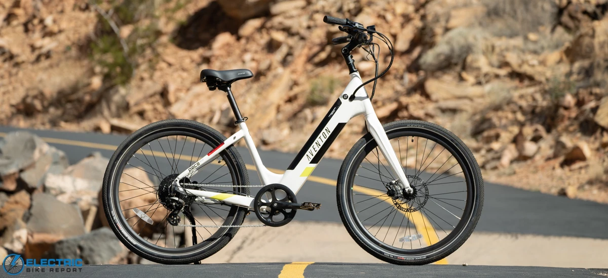 Framsida -Cyklar Försäljningsbutik Aventon Pace 500 Electric Bike Review 2022