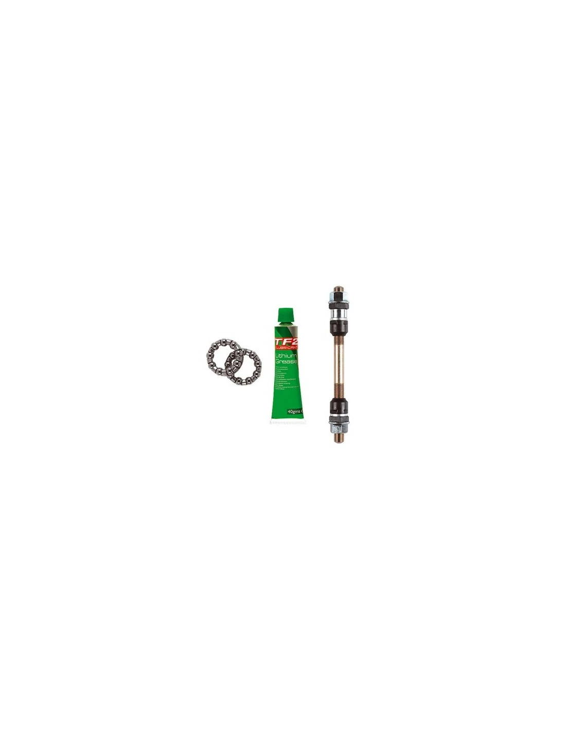 AXELSATS FRAM 10X145MM CROMO, INKL FETT OCH 2ST KULRINGAR 3 AXELSATS FRAM 10X145MM CROMO, INKL FETT OCH 2ST KULRINGAR