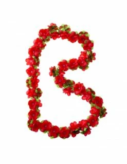 BASIL BLOMSTERGIRLANG RÖD SLÖJBLOMMA 130 CM