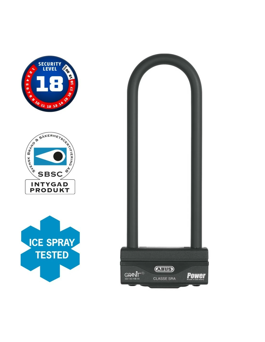 Bygellås ABUS Granit Power 3 Bygellås ABUS Granit Power