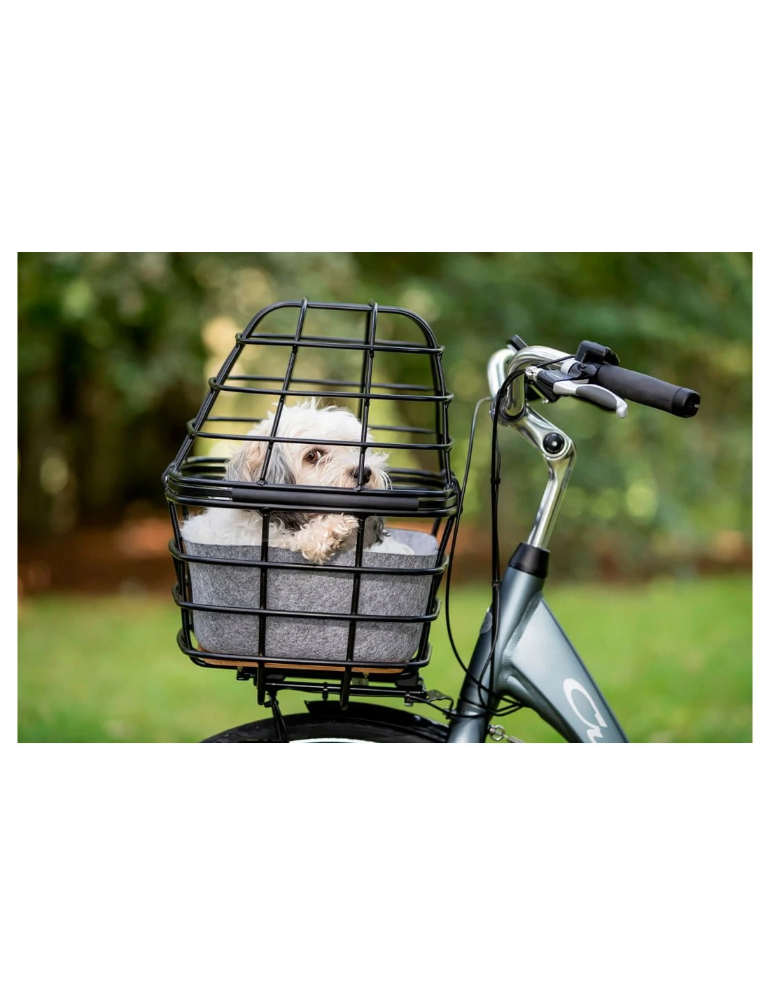 CYKELKORG DUO LARGE MULTI MATTSVART Mått B44 X H26 X D36 4 CYKELKORG DUO LARGE MULTI MATTSVART Mått B44 X H26 X D36 - Bild 2