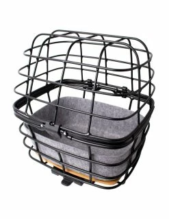 CYKELKORG DUO LARGE MULTI MATTSVART Mått B44 X H26 X D36