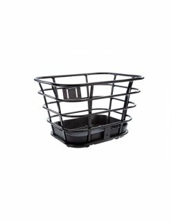 Cykelkorg Fram Randig M.botten, SVART, ONE SIZE