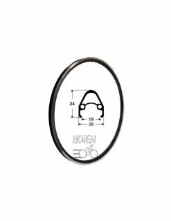 FÄLG 622-19 DB-SVART 8X4H, SVART