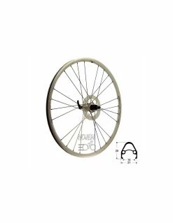 Hjul Bak 622-15 Fluenta Race, TEC 24h 8-10 Del Shim./SRAM Kompatibel Vikt: 1175