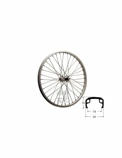 HJUL FRAM 40620 STD/SILVER FA, RD/JOYTECH 36H FAST AXEL 194MM EKER