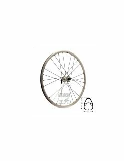 Hjul Fram 622-15 Fluenta Lite, TEC 24h Slutet Lager Vikt: 905 G Vit