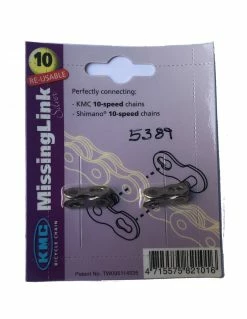Kedjelås KMC Missing Link Pinnlängd 5,88 Mm, Förp/2st Silver 10-vxl