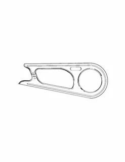 KEDJESKYDD HELTÄCKADE 48T, PLÅT BLANKT L:555MM H:223MM SKRUVFÄSTE