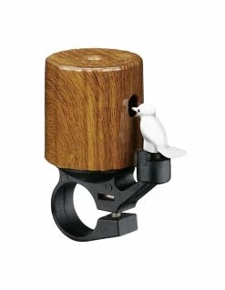 Klokke Bike Attitude Woodpecker Brun 22,2mm Messing Top