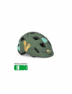 MET Helmet Hooray Green Forest/Glossy S (52-55 Cm) GRÖNT SPÄNNE