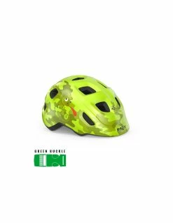MET Helmet Hooray Lime Chamaleon/Glossy S (52-55 Cm) GRÖNT SPÄNNE