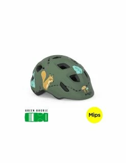 MET Helmet Hooray MIPS Green Forest/Glossy S (52-55 Cm) GRÖNT SPÄNNE
