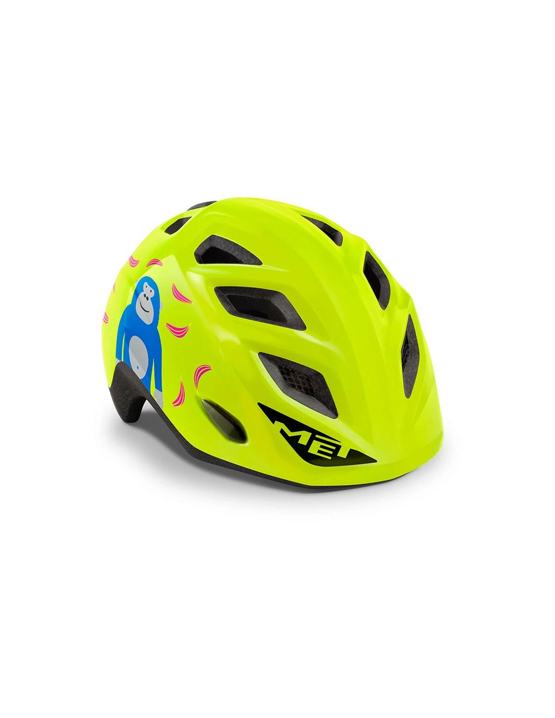MET HELMET Kids ELFO (46-53) LIME GREEN MONKEY 4 MET HELMET Kids ELFO (46-53) LIME GREEN MONKEY - Bild 2