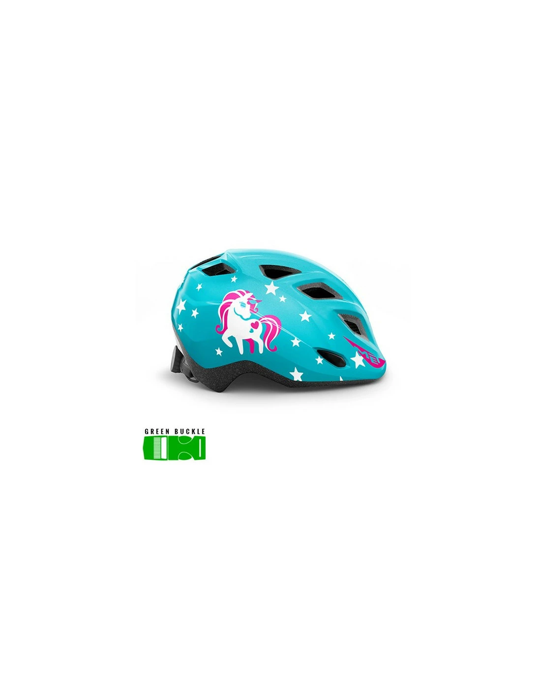 MET HELMET Kids ELFO GREEN 46-53BLUE UNICORN GLOSSY 3 MET HELMET Kids ELFO GREEN 46-53BLUE UNICORN GLOSSY