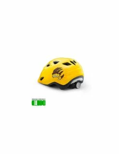 MET HELMET Kids ELFO GREEN 46-53 YELLOW LION GLOSSY -Cyklar Försäljningsbutik met helmet kids elfo green 46 53 yellow lion glossy 2
