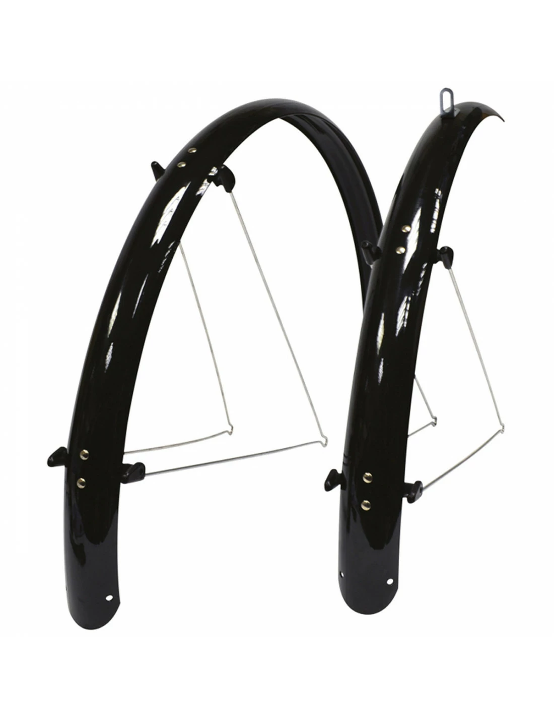 OXC Skärmset 28/700c Svart, 46mm, Med Stag 3 OXC Skärmset 28/700c Svart, 46mm, Med Stag