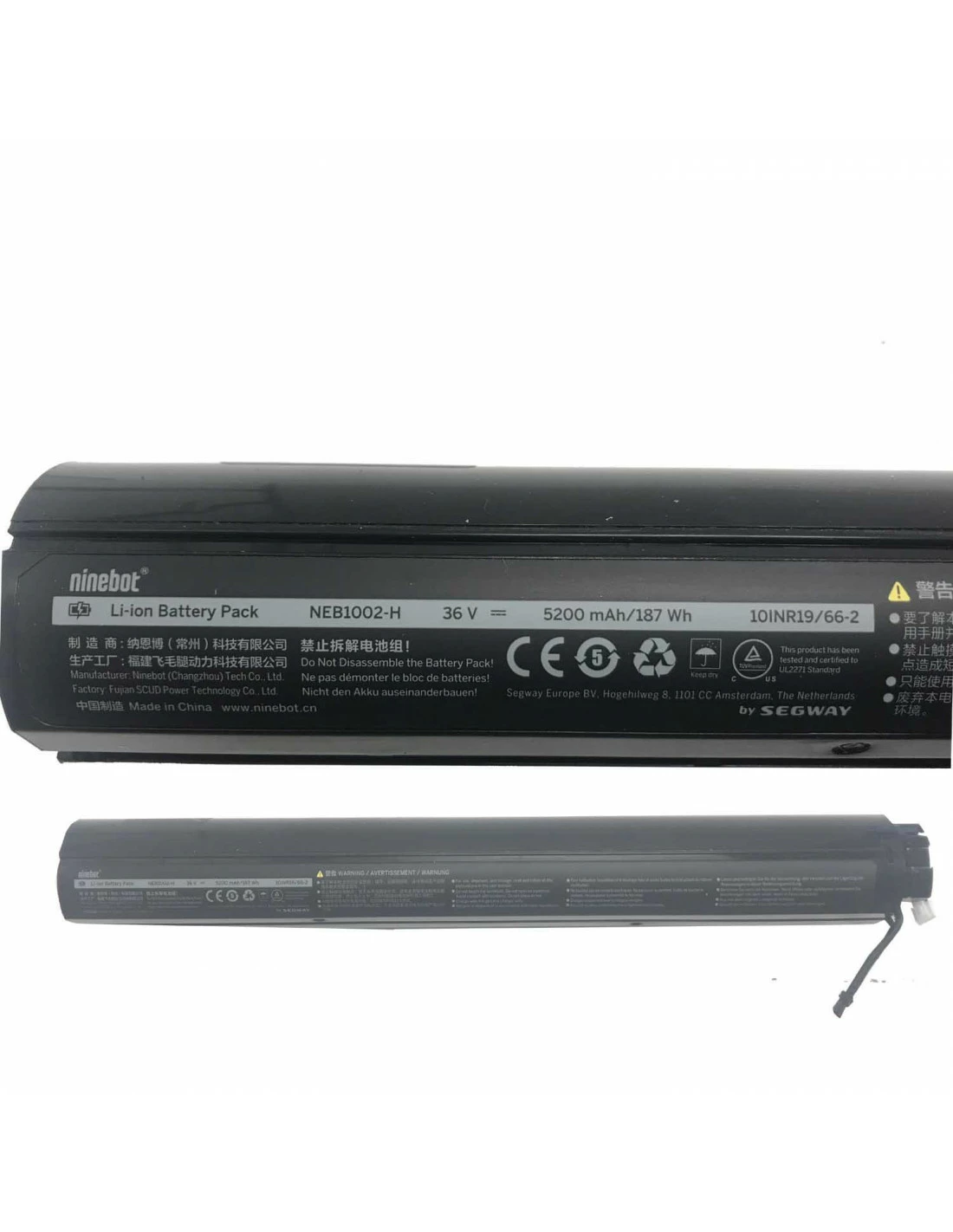 SEGWAY NINEBOT BATTERI LI-ION 36V 5,2Ah 3 SEGWAY NINEBOT BATTERI LI-ION 36V 5,2Ah