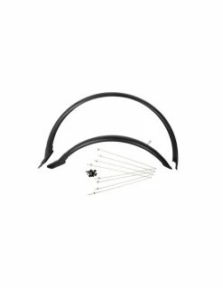 SKÄRMSET 45/622 SVART, SPECTRA PLAST INKL STAG OCH TILLBEHÖR