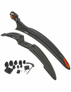 Skärmset MTB Fram/bak, TEC 26-29 Xc Evo Bredd:85mm , Svart, One Size